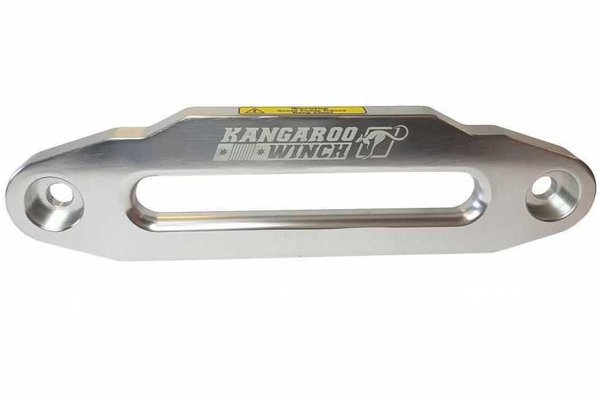 254 mm KangarooWinch Aluminium Hawse Seilfenster Silber Fairlead für Kunststoffseil Seilwinde