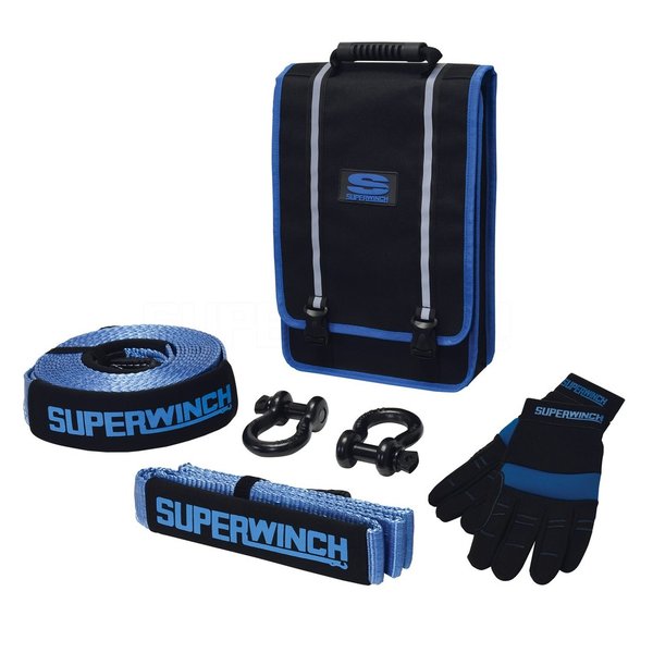 Superwinch Offroad-Zubehör 2578 Getaway Recovery Kit Schäkel Tasche Handschuhe