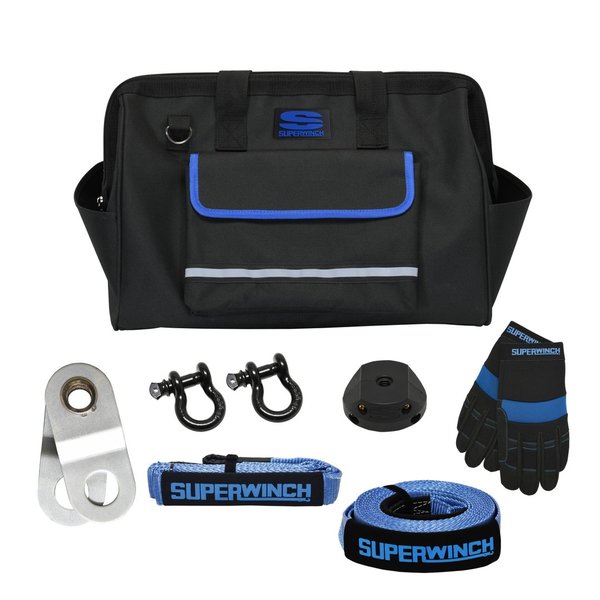 Superwinch Offroad-Zubehör 2576 Medium Recovery Kit Umlenkrolle Schäkel Tasche